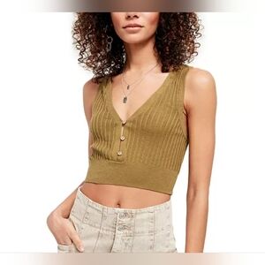 Intimately By Free People Saturday Morning Crop Top